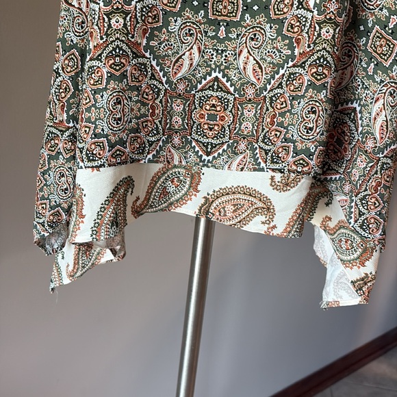 Karen Kane women’s desert Gypsy paisley print flowy tank top shell layer look XL - Picture 5 of 13